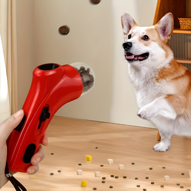 1Pcs Pet Treat Launcher Dog Food Catapult Dog Stuff Puppy Snack Shooter  Feeder Pet Training Food Dispenser Toys Dog Interactive Toys