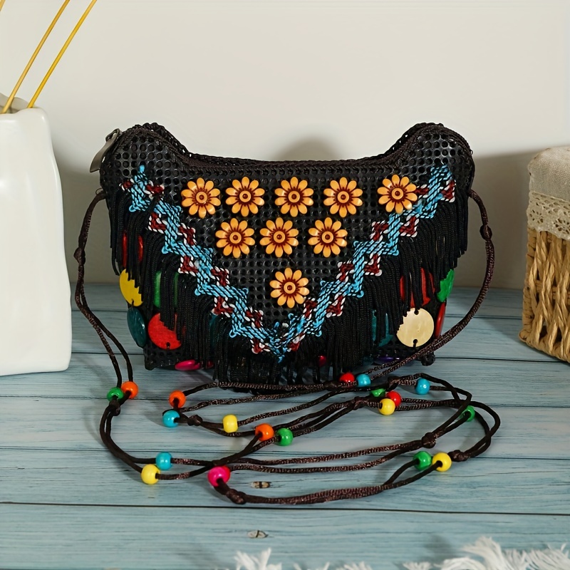 Beaded Mini Shoulder Bag