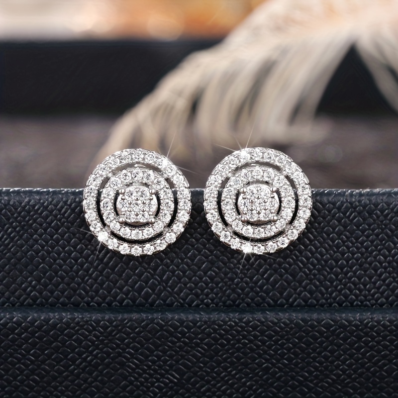 CZ Stud Earrings - April Birthstone - Nickel Free - Durable - Sparkling
