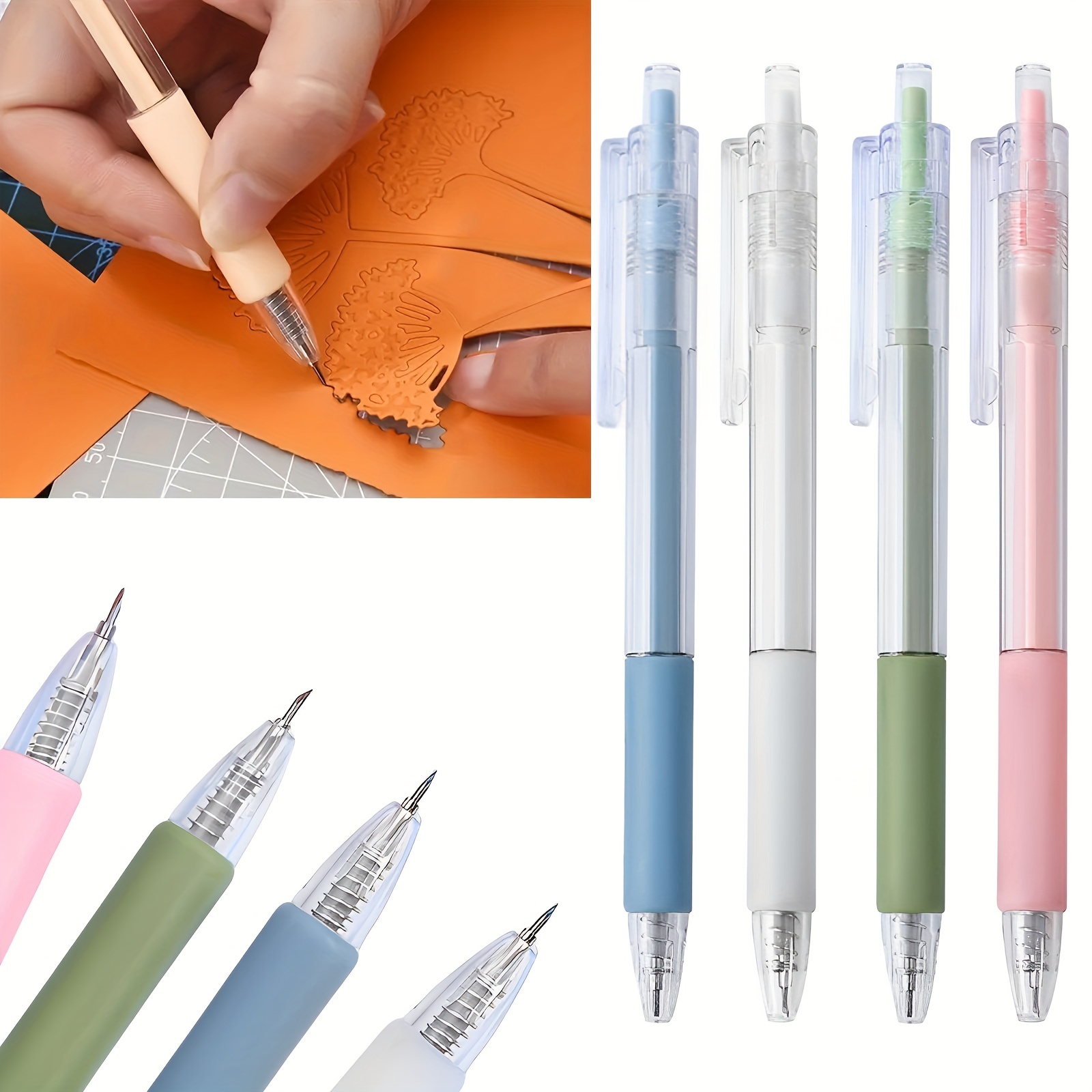 DIY Craft Cutting Tools Wood Carving Cutting Pen Art Craft Cutting Craft  Tool with 360 Steel