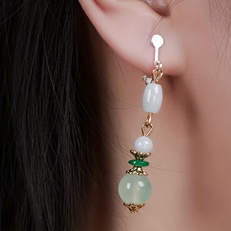 Jade on sale earrings design