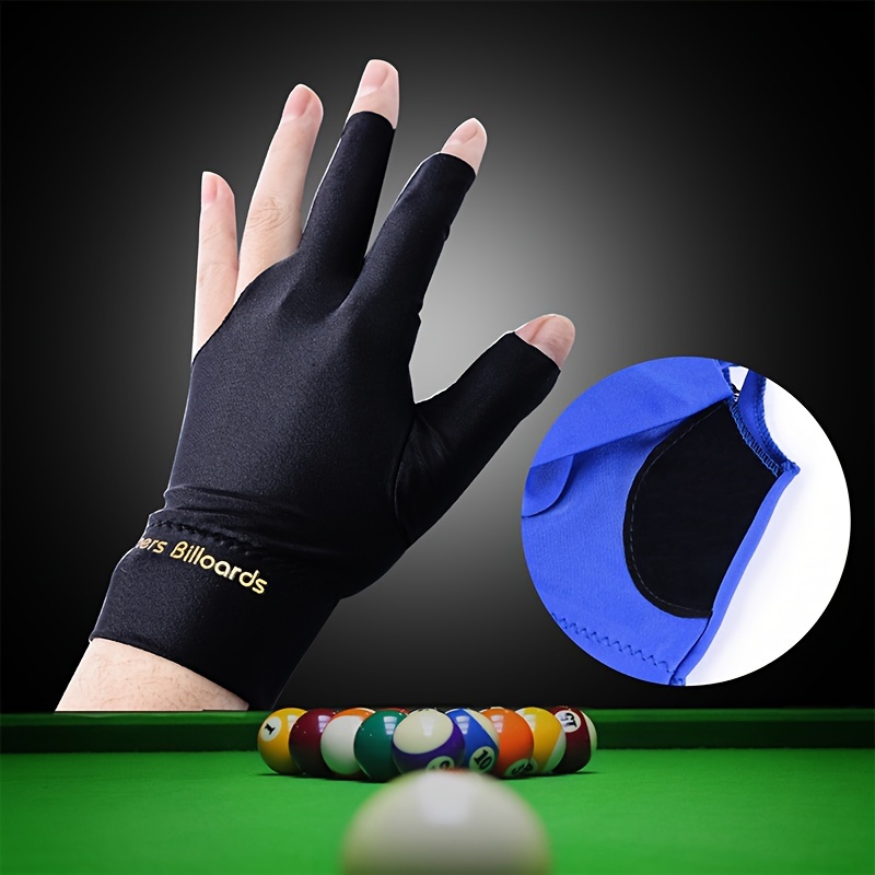 1 Pair of Billiards Gloves Pool Cue Gloves Breathable Billiard Gloves  Billiard Sports Gloves 