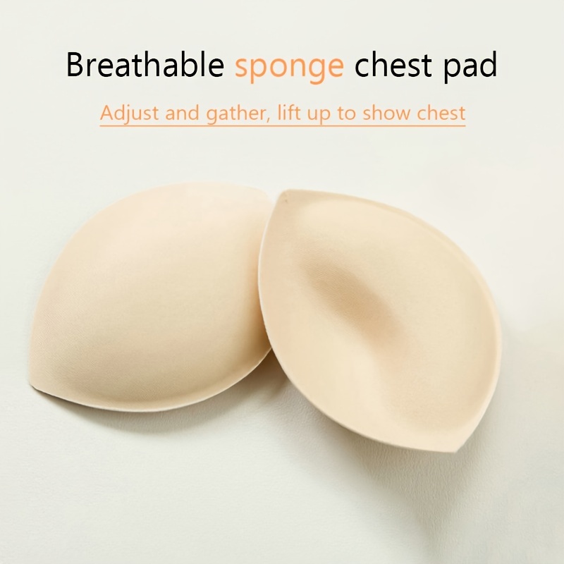 Thick Sponge Bra Pads Bras Undergarment Breast Cover Sponge Pads Chest Cups  Breast Bra Inserts Chest Pad 