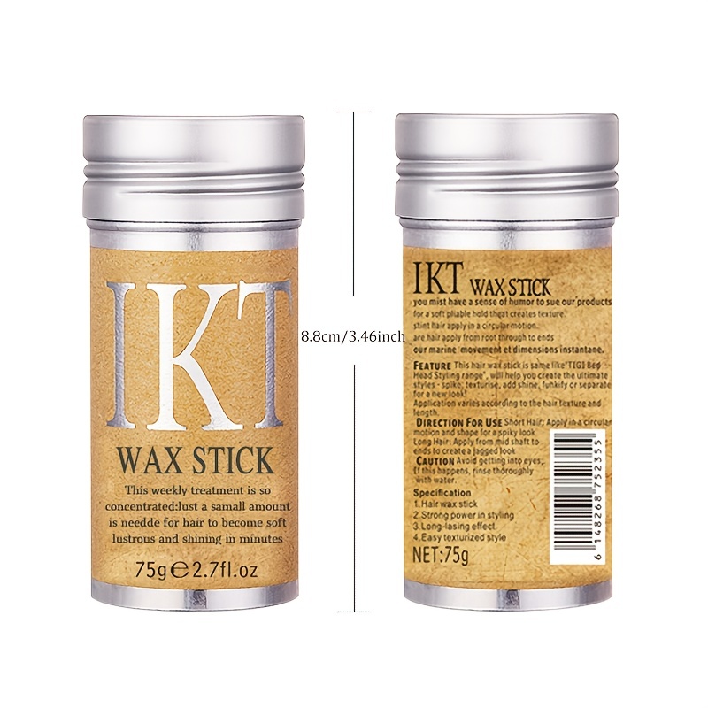 Hair Wax Stick, 2PCS-Wax Stick For Hair Slick Stick, Hair Wax Stick for  Flyaways Wax Hair Stick Edge Frizz No-white Chips & No-Residue & No-Greasy  