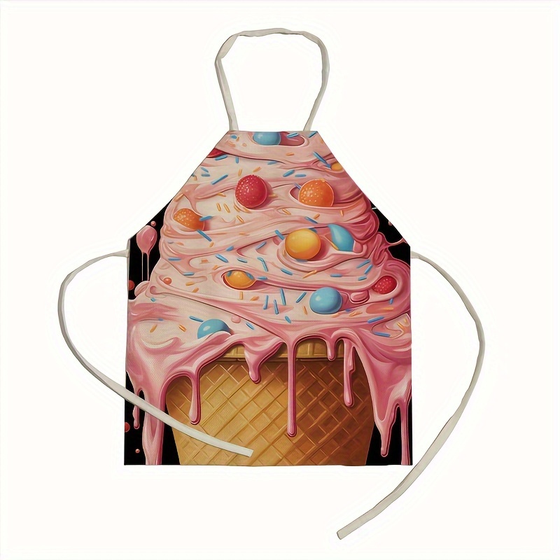 Yardenfun Einweg Küchenschürze Mit Erdbeermuster - Wasserdicht & Ärmellos