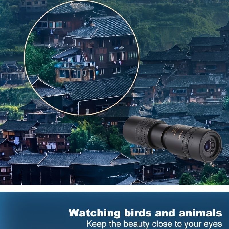 HD Portable Monocular With BAK4 Prism - Bird Watching Travel Sightseeing