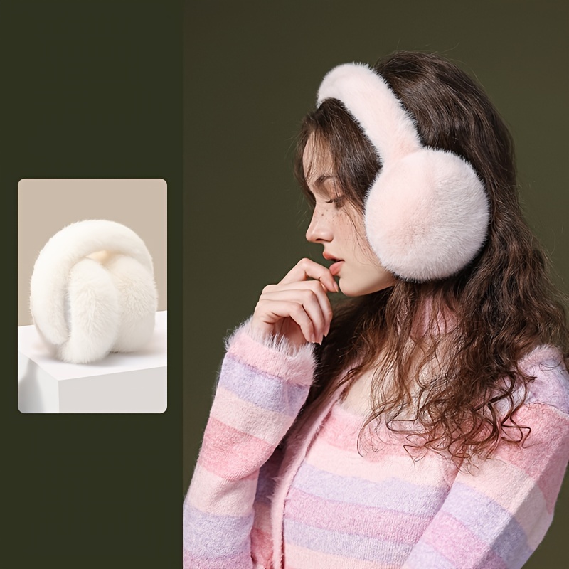 Unisex Winter Earmuffs Women Men Ear Warm Plush Comfortable - Temu