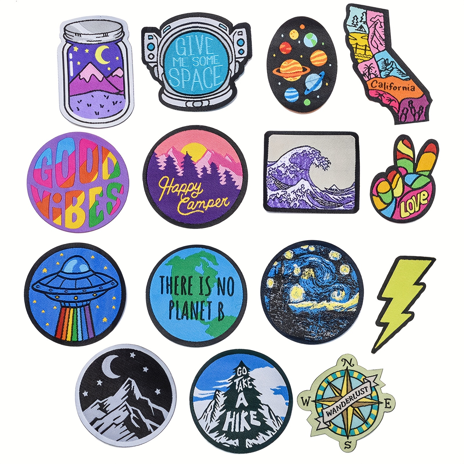 Cool Patches For Clothes Van Gogh Patches For Backpack - Temu
