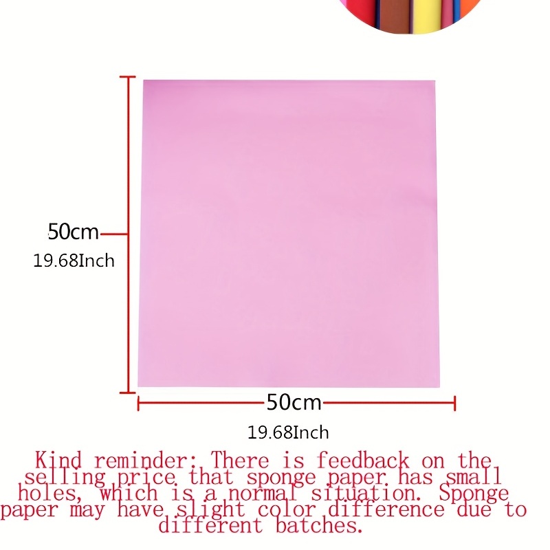 Eva Foam Sheets Extra Large Sheet Size Assorted Colors (10 - Temu