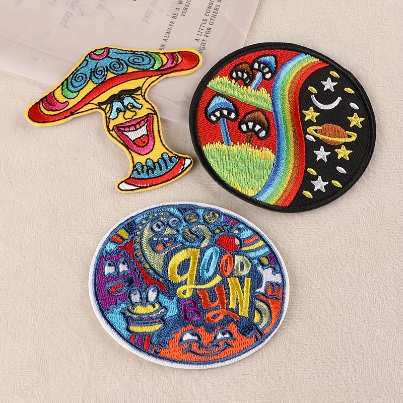 New Creative Novelty Embroidery Patch Stickers Diy Clothing - Temu