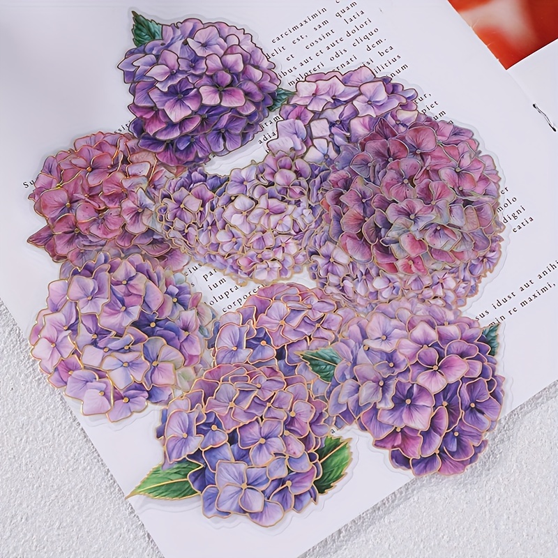 Athvotar RUB ON vintage flower foil Sticker Scrapbooking Junk Journal Crafts  Transfer Stickers DIY Photo Albums Decorative in 2023
