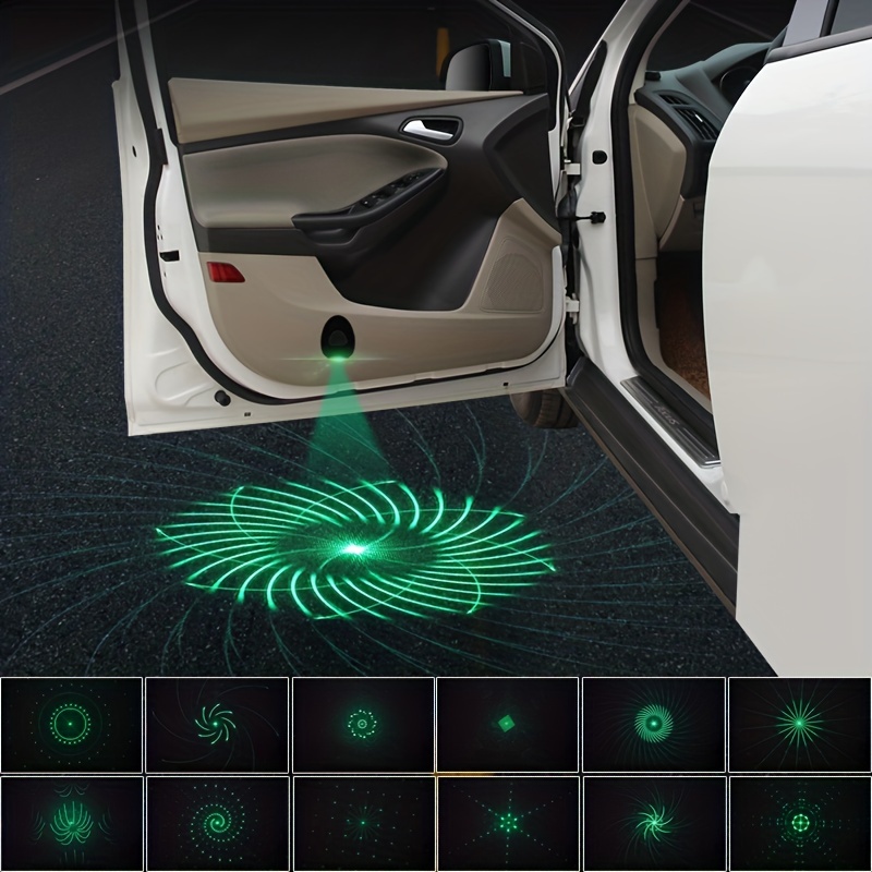 2 stücke led autotür willkommen licht laserprojektor logo geist