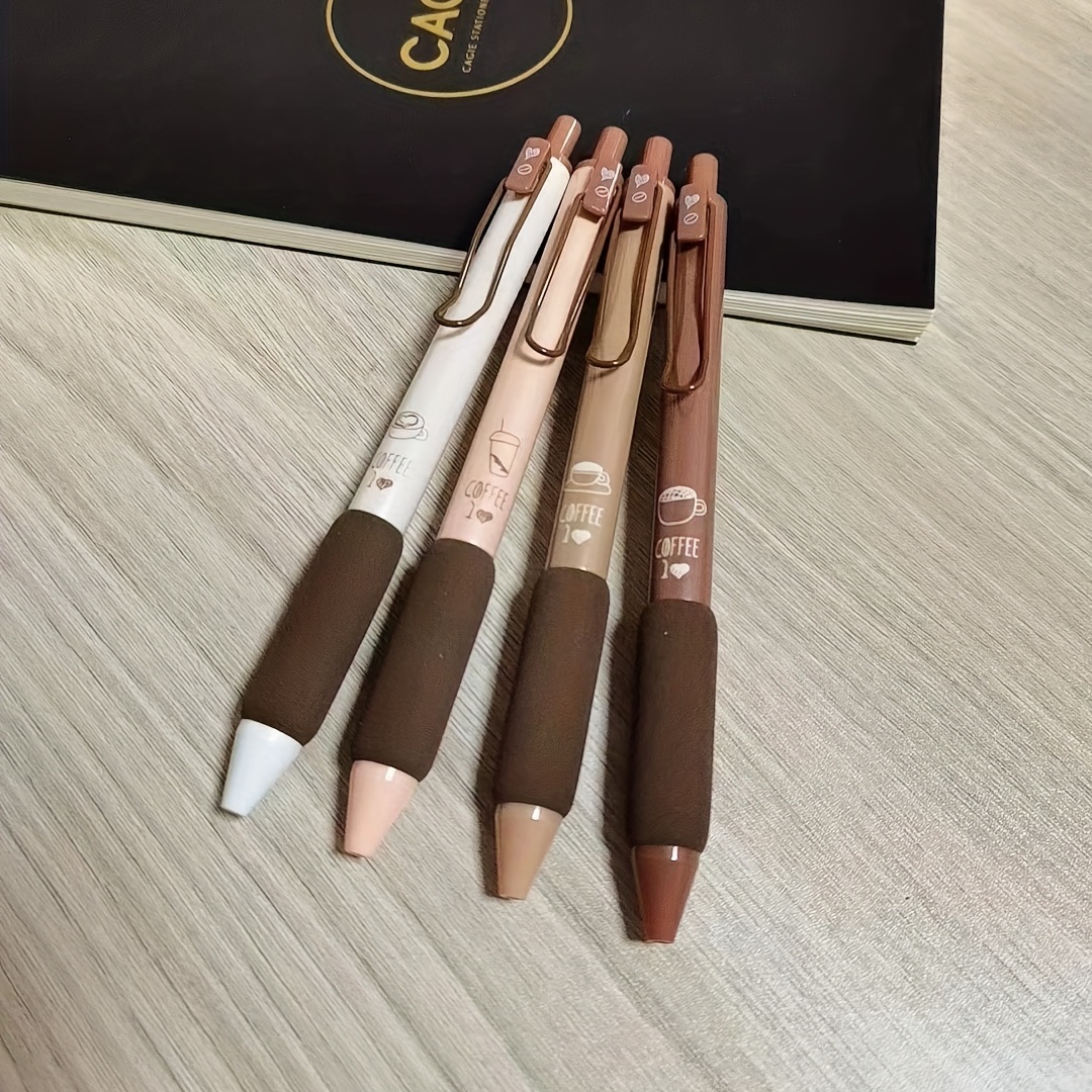 Good Looking Coffee Gel Pen Soft Grip School Office Supplies
