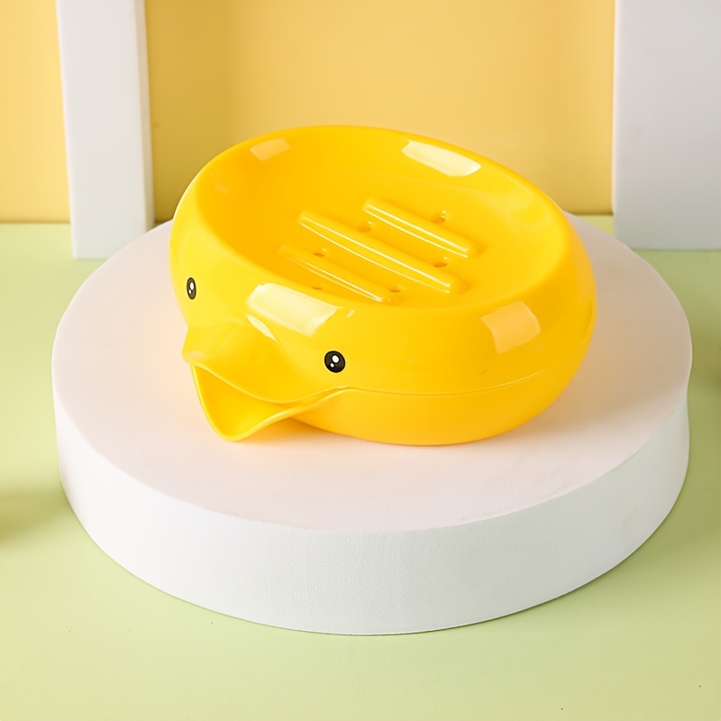 Duck Shaped Soap Dish Plastic Drain Soap Tray Self Draining - Temu