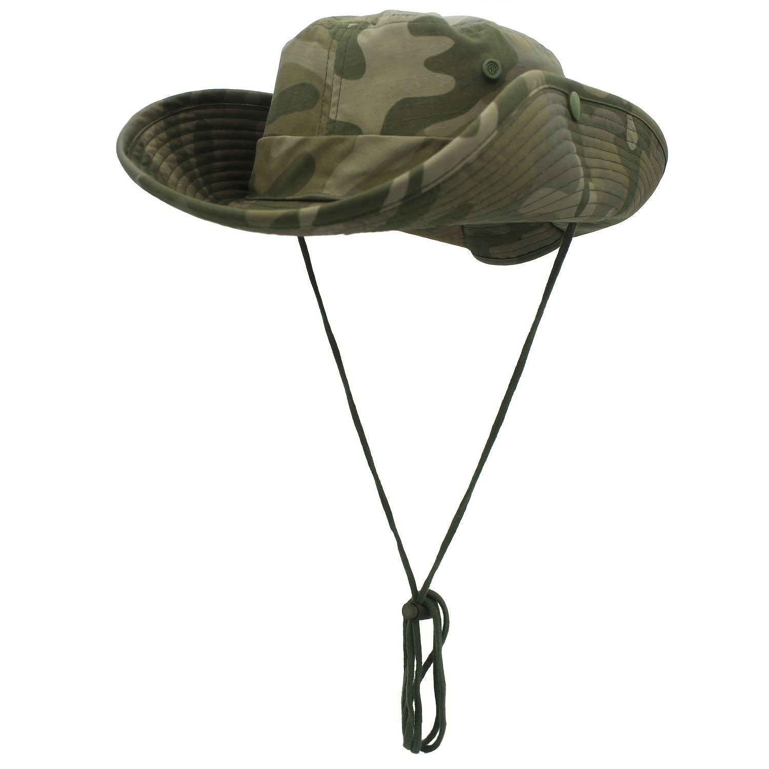  Wide Brim Camouflage Beach Sun Hat Men & Women UPF 50+ UV  Protection Summer Fishing Hat Safari Boonie Hat : Sports & Outdoors