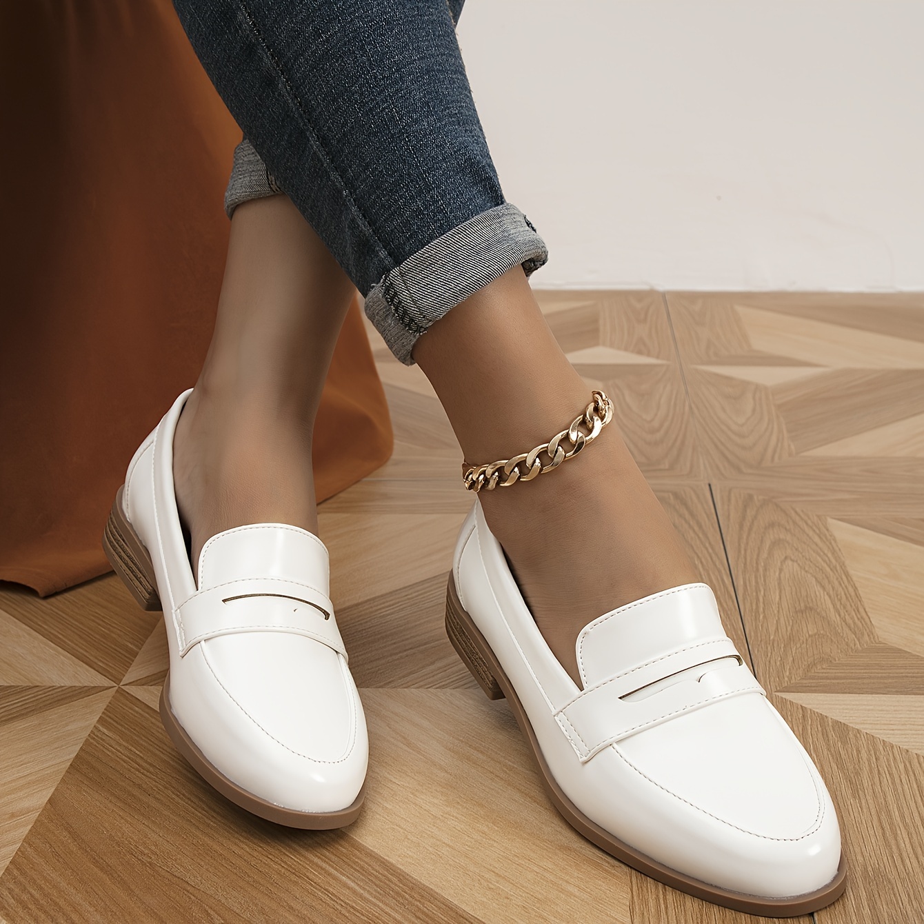 Zapatos Minimalistas De Color Sólido Para Mujer, Zapatos De Lona Cómodos  Con Plataforma, Zapatos Bajos Versátiles - Temu Chile