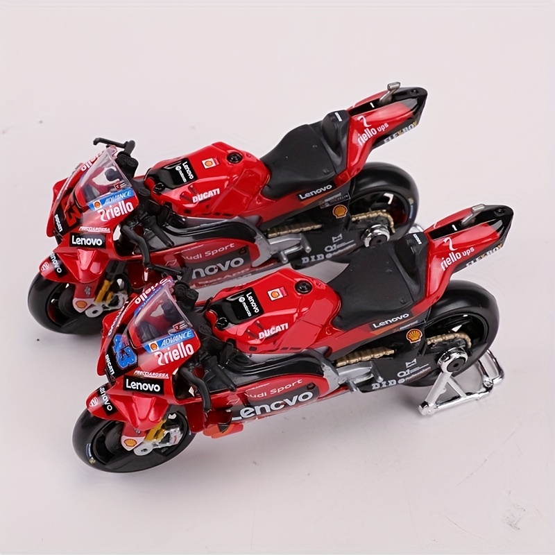 Maisto 2021 MotoGP Ducati Lenovo Team #63 Racing Motorcycle 1:18 Alloy  Motorcycle Model Collection Gift Toy For Adults Children