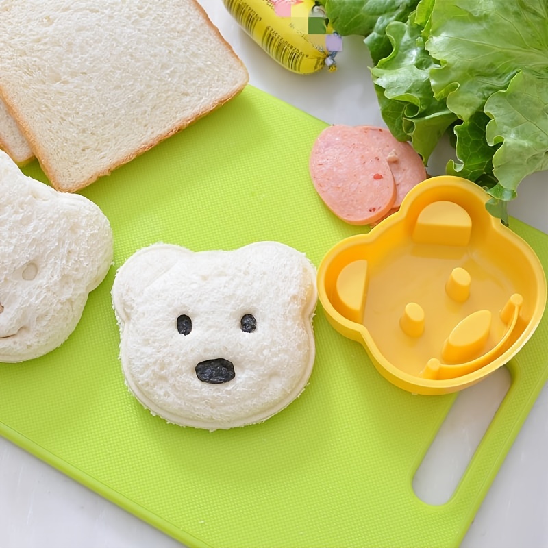 Little Bear Shape Sandwich Mold, Bread Mold, Sandwich Maker, Sushi Rice  Ball Mold, Diy Mold, Kitchen Accessories, Back To School, School Supplies,  Lunch Box Essentials - Temu