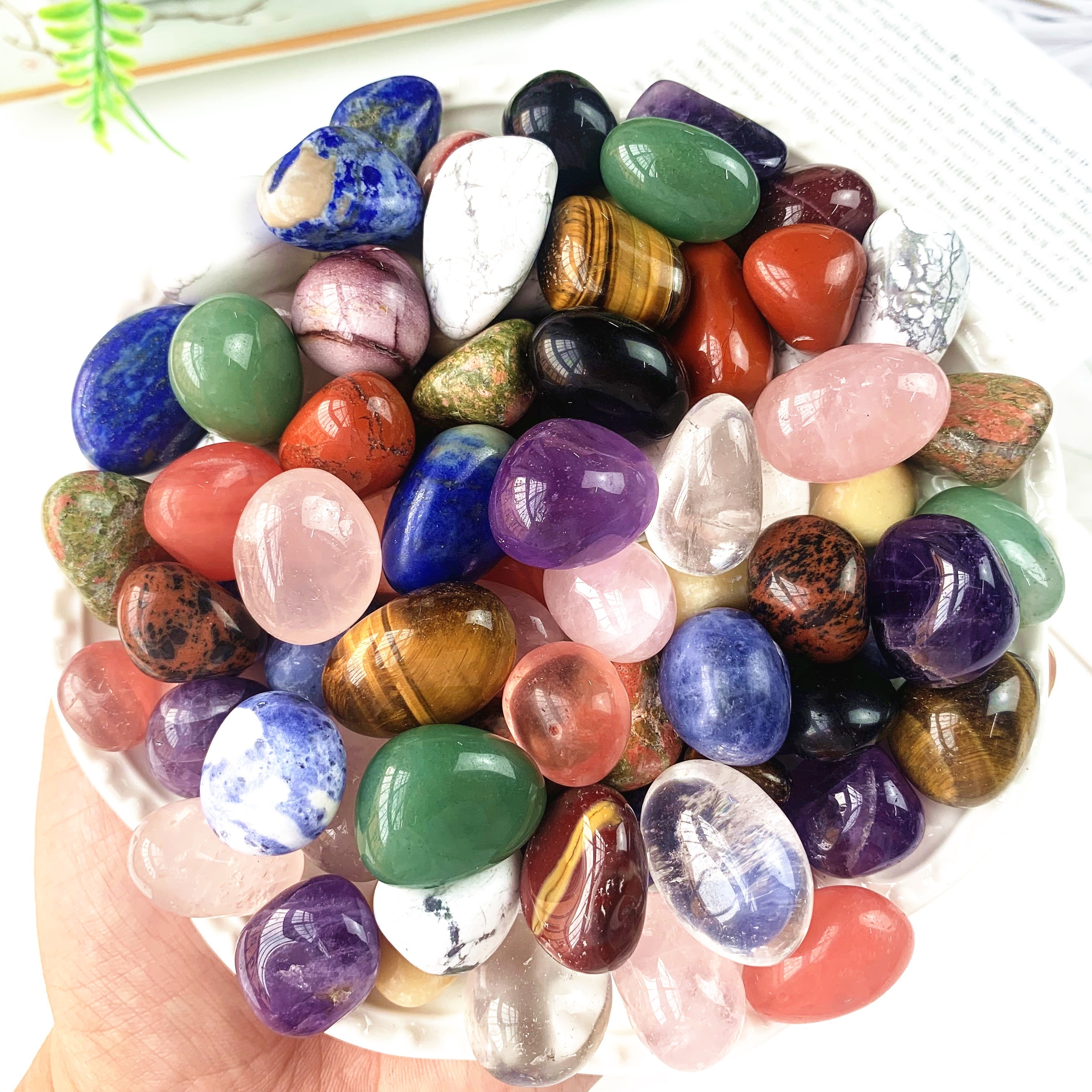 10 Tipos Piedras Preciosas Cristales Curativos Piedras - Temu