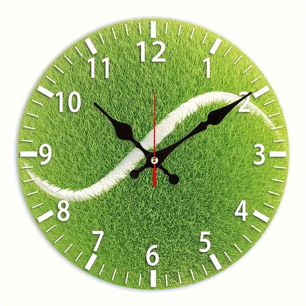 Green Wall Clock Lawn Dial Silent Non Ticking Decorative Temu Ireland