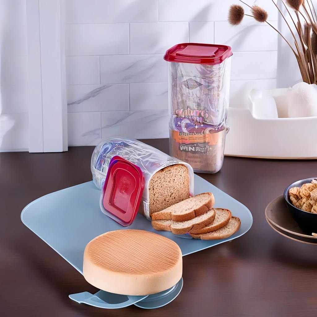 Tafura Recipiente para pan | Caja de pan de plástico | Panera con tapa  hermética | Recipiente para pan de almacenamiento de pan | Protector de pan