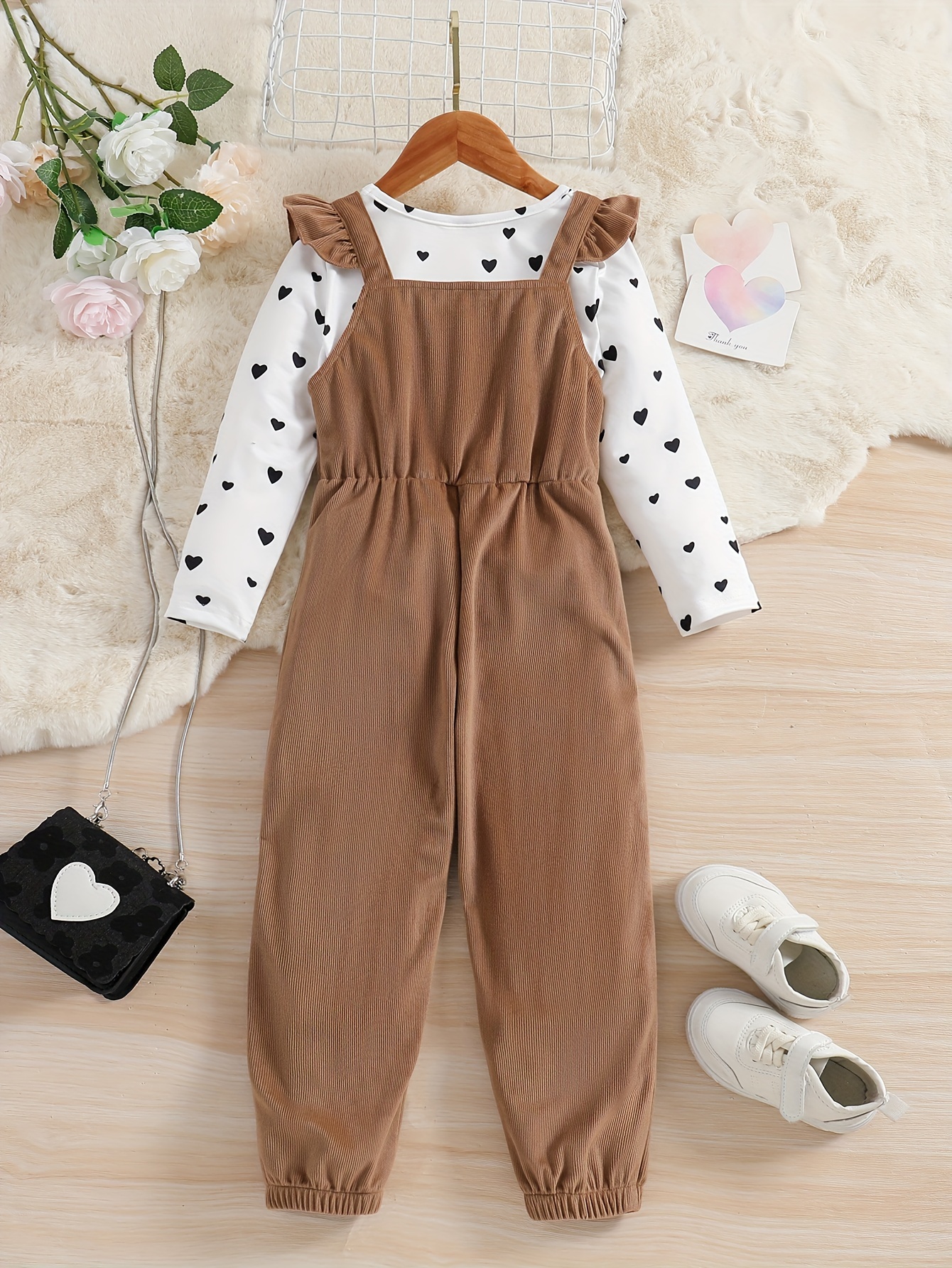 Corduroy hot sale overalls girls