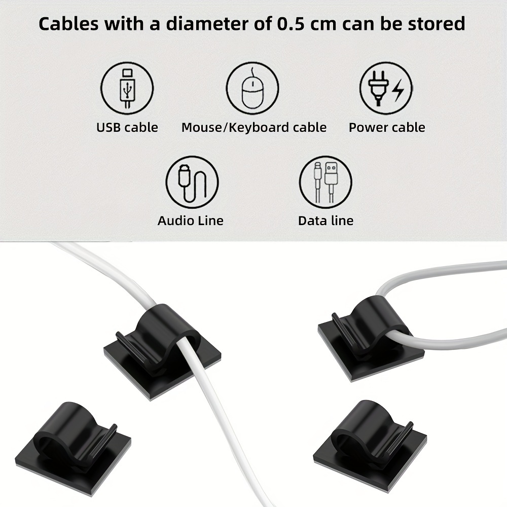 Set Cable Management Kit For Storing Cables For Home Office - Temu