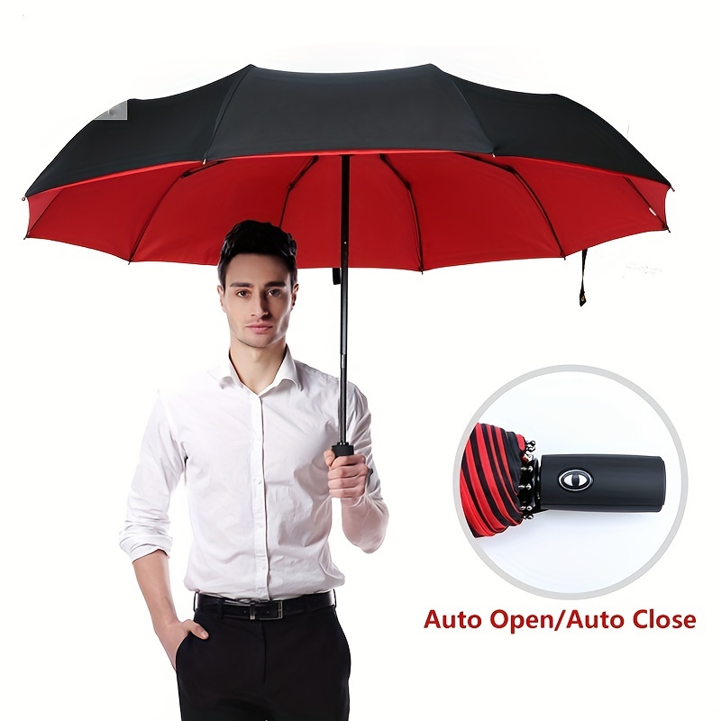 Wind dichte 16 Knochen voll automatische Falt umkehr Regenschirm Business Auto  Regenschirm Regenschutz große Vinyl Sonnenschutz