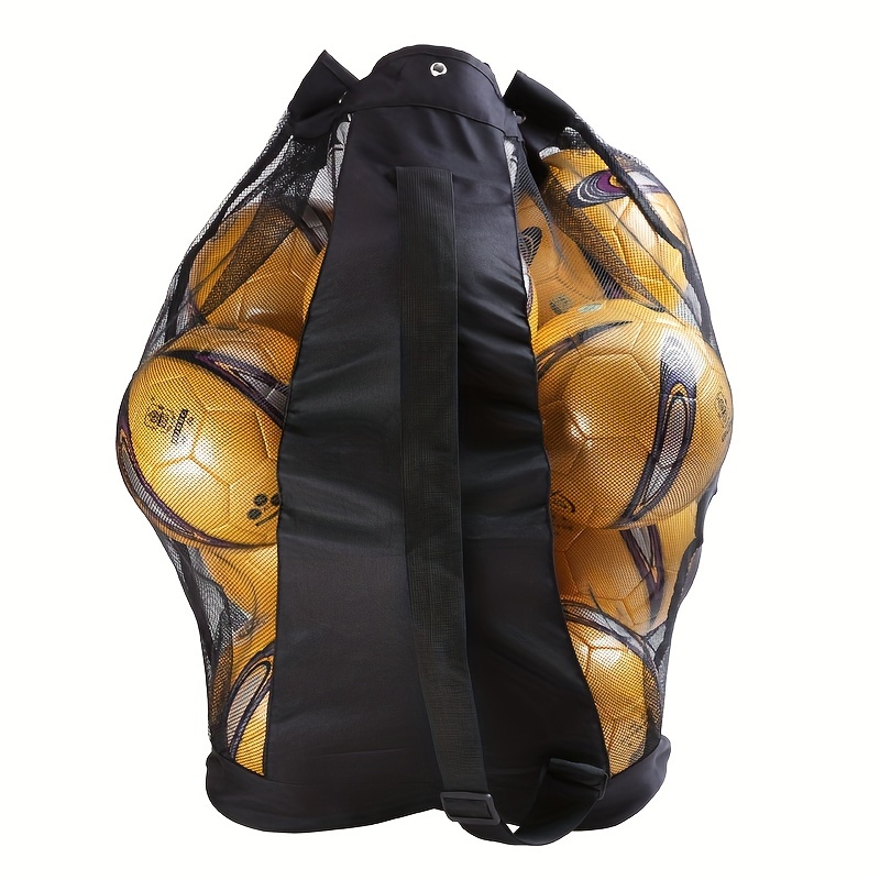 Oversized Mesh Gear Bag Adjustable Drawstring Football Bag Waterproof Ball  Bag Basketball Volleyball Football Carrying Storage Bag Sports Storage Bag