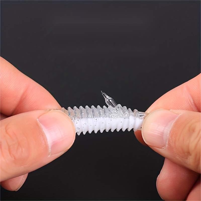 Mnft 30Pcs Plastic Rattles Insert Tube For Soft Worm Jig Fishing Fly T –  Bargain Bait Box