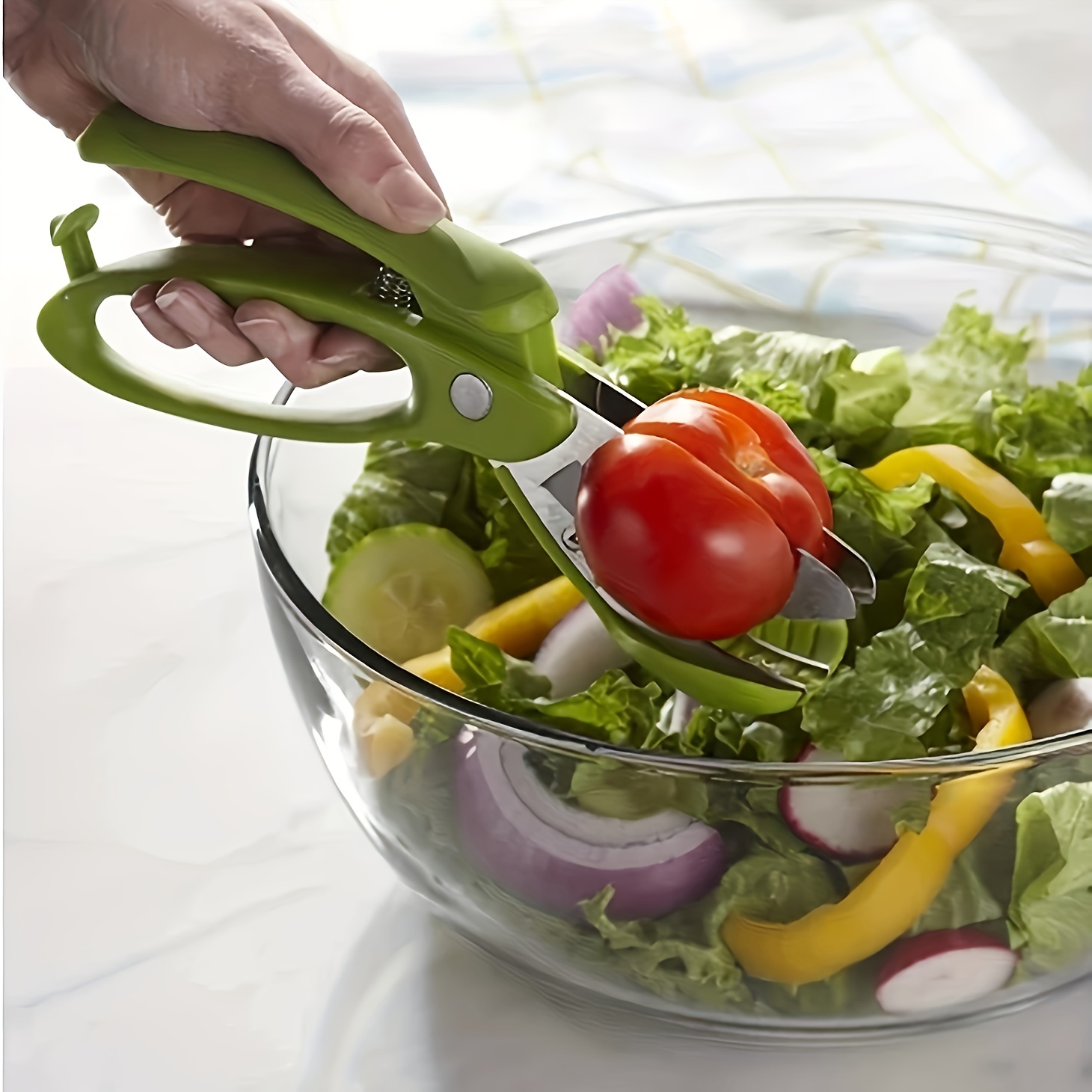 Salad Scissors, Salad Chopper, Salad Scissors For Chopped Salad