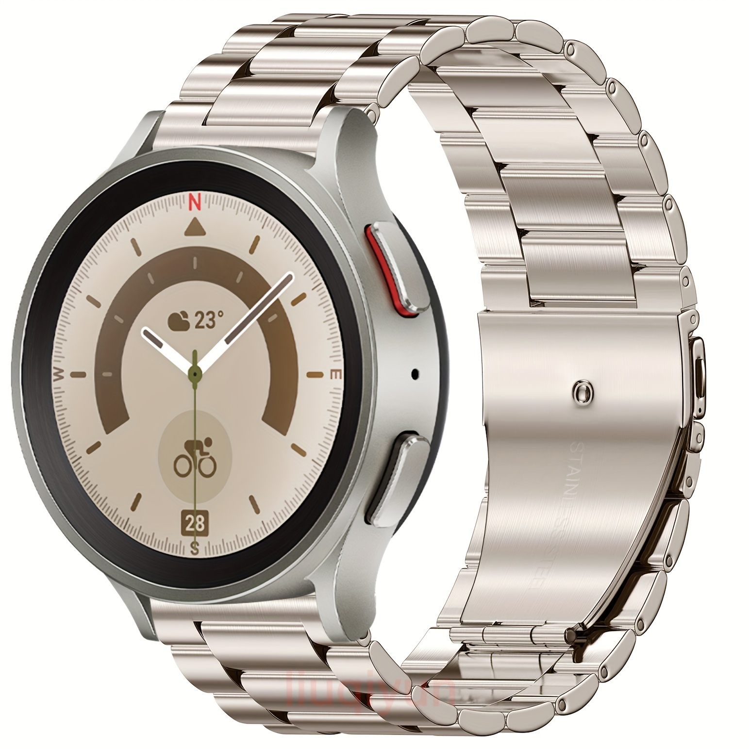 Correa de silicona para Samsung Galaxy Watch 5 4 3 Active 2 Huawei Watch Gt  / 2/3 Pro Pulsera de cierre magnético para Amazfit Gtr