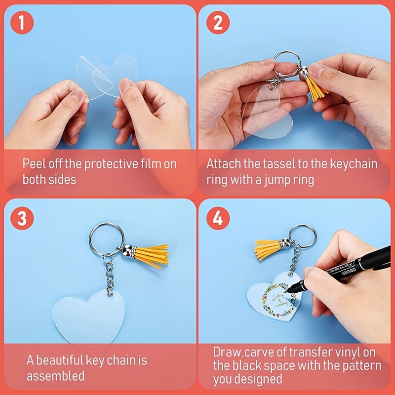 Diy Key Chain Making Kit About Blank Pendants Silver Oval - Temu