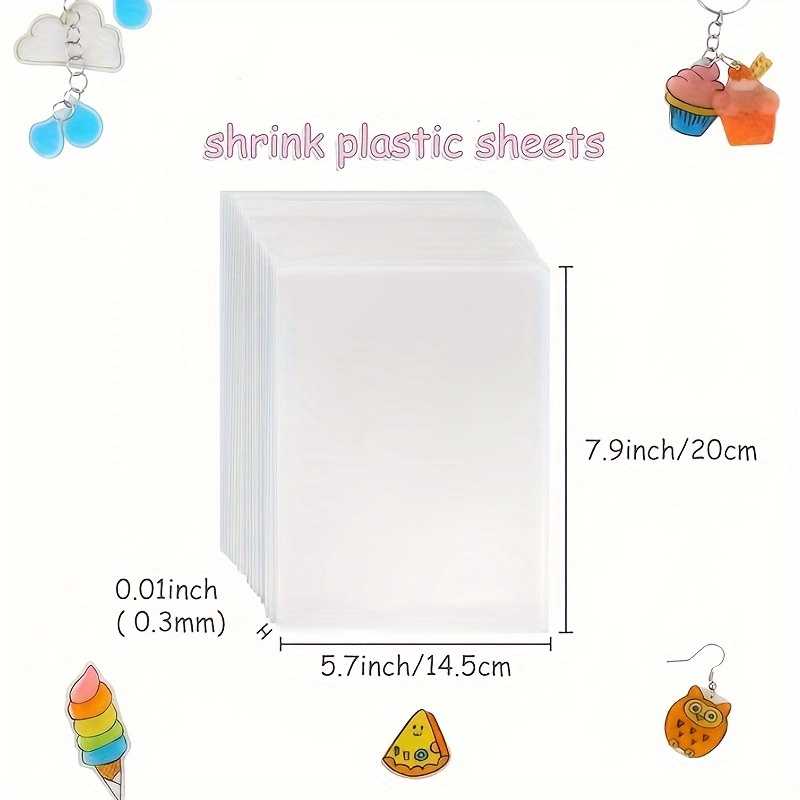 Frosted Translucent Blank Heat Shrink Sheet Shrink Plastic - Temu