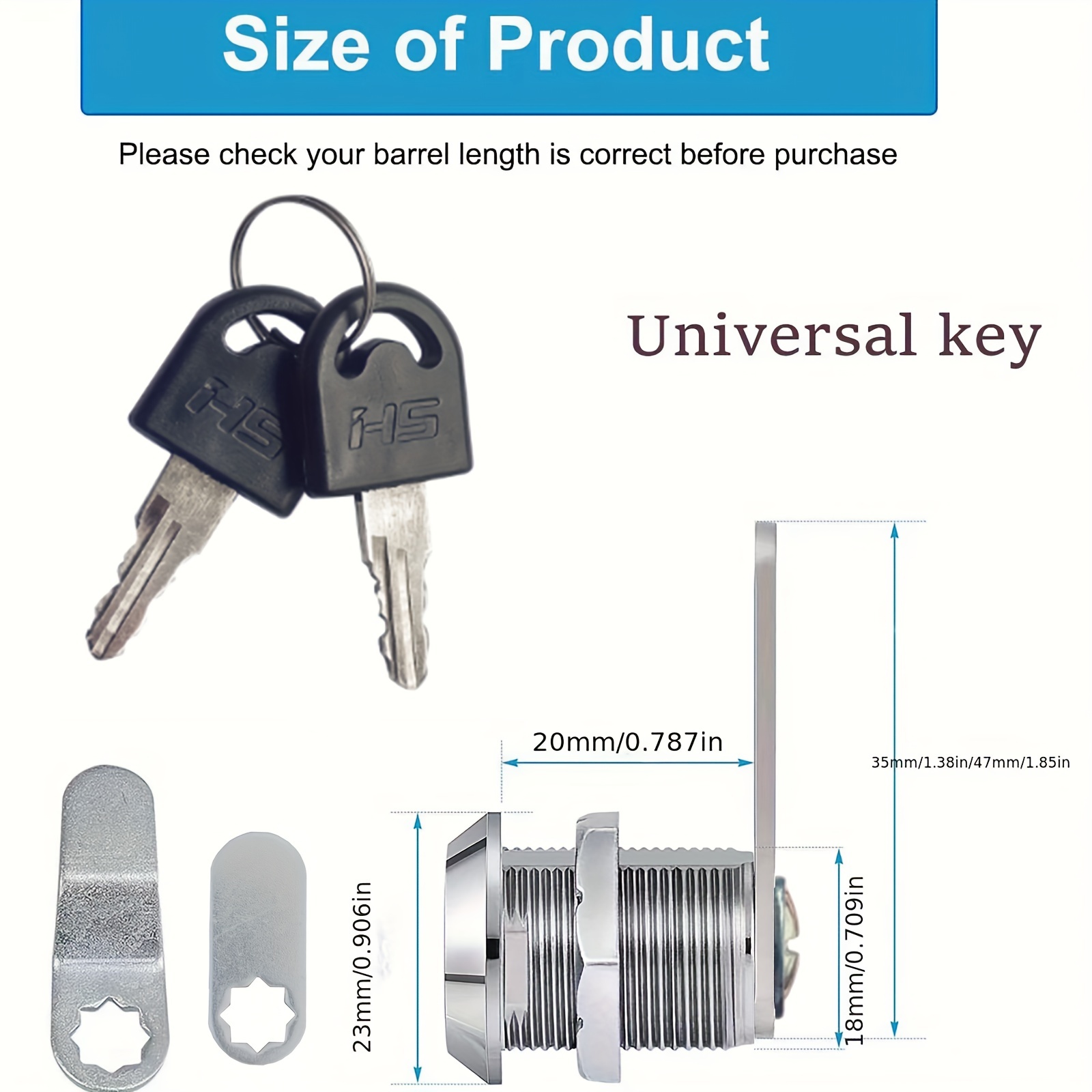 Drawer Door Lock Key, Keyed Locks Cabinets, Cabinet Locks Key