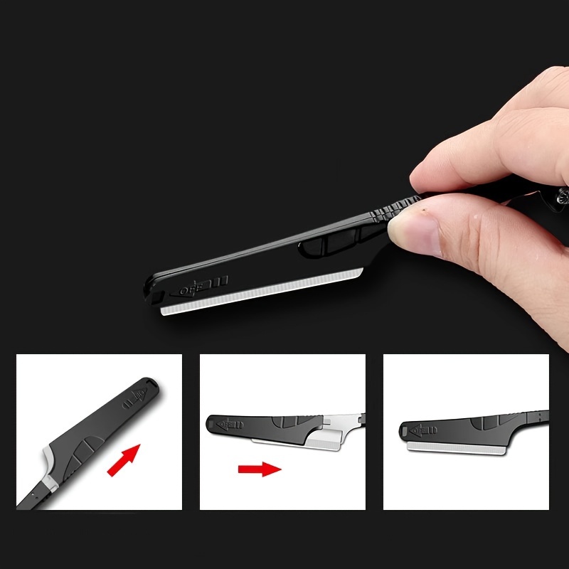  Utility Knife Blades, Straight Edge Razor Blades and