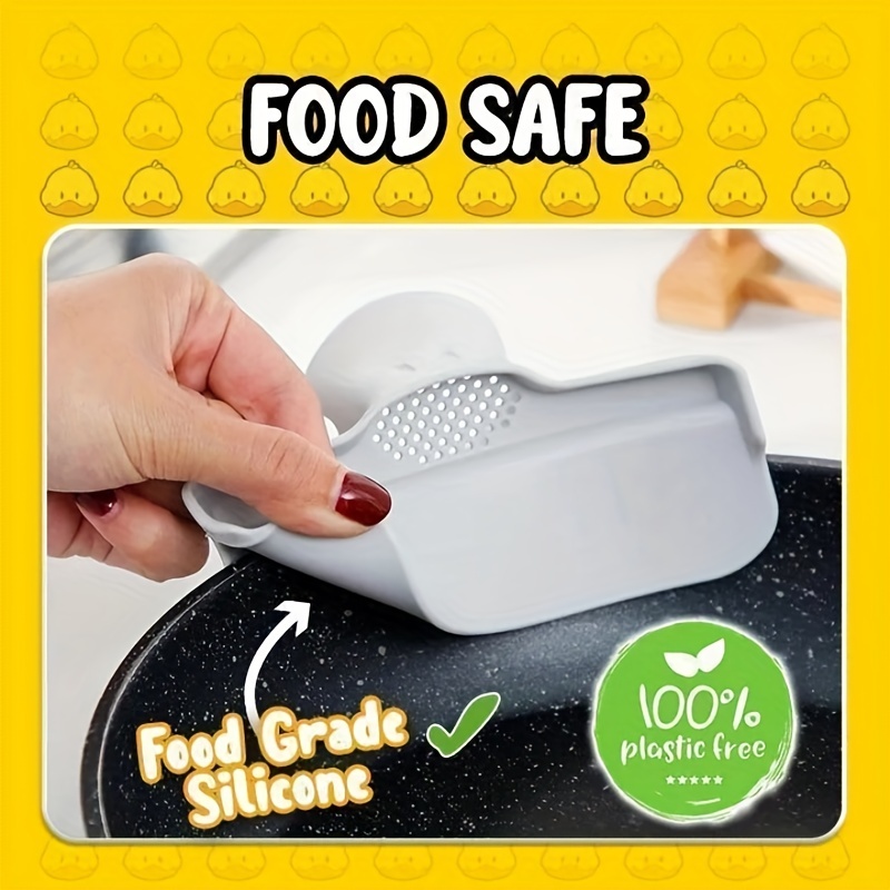 Kitchen Gadgets Pour Soup Diversion Safety Silicone Plate Kitchen