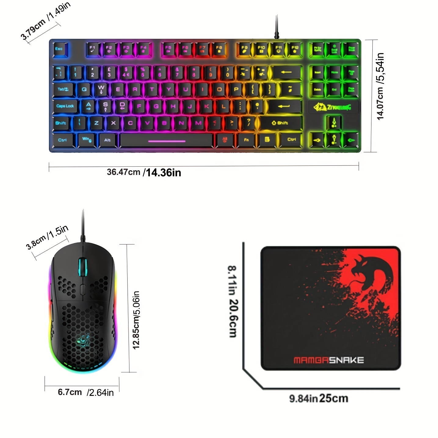 T2 Keyboard Mouse Combo Uk Mechanical Feeling Tkl - Temu Canada