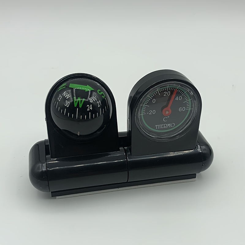 1pc 2 in 1 Thermometer Kompass Auto Ornament Auto - Temu Germany