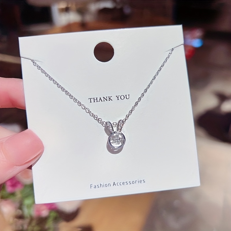 Classic Small Ring Pendant Necklace Silver Color Alloy Simple Design Daily Wear for Women Ladies Girls,Dainty Necklace,Temu