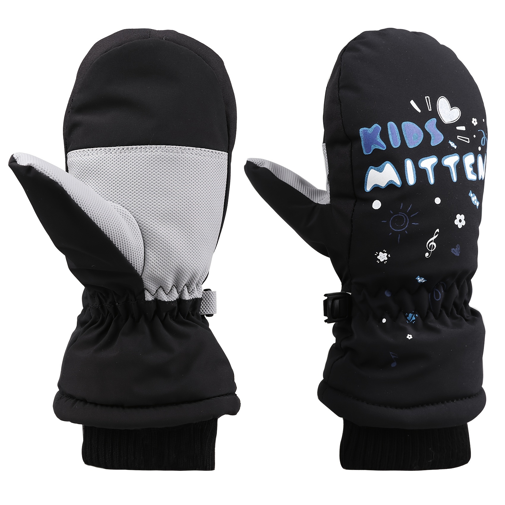 Kids Mittens Winter Skiing Snow Gloves Cold Weather - Temu
