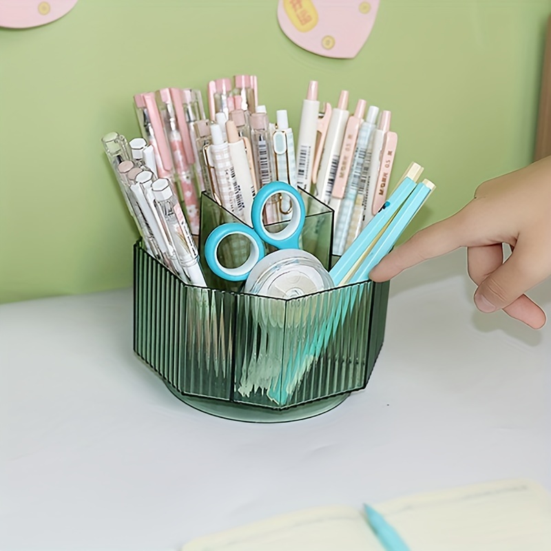 360 Degree Rotation Pen Holder Pencil Holder For Desk Desk - Temu