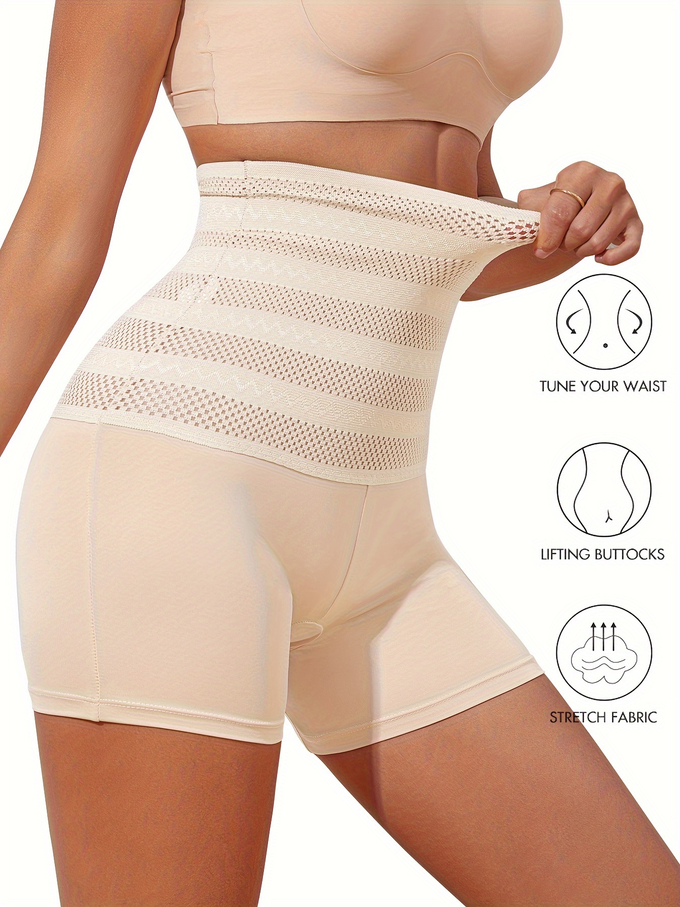 High Waist Shaping Panties Breathable Tummy Control - Temu