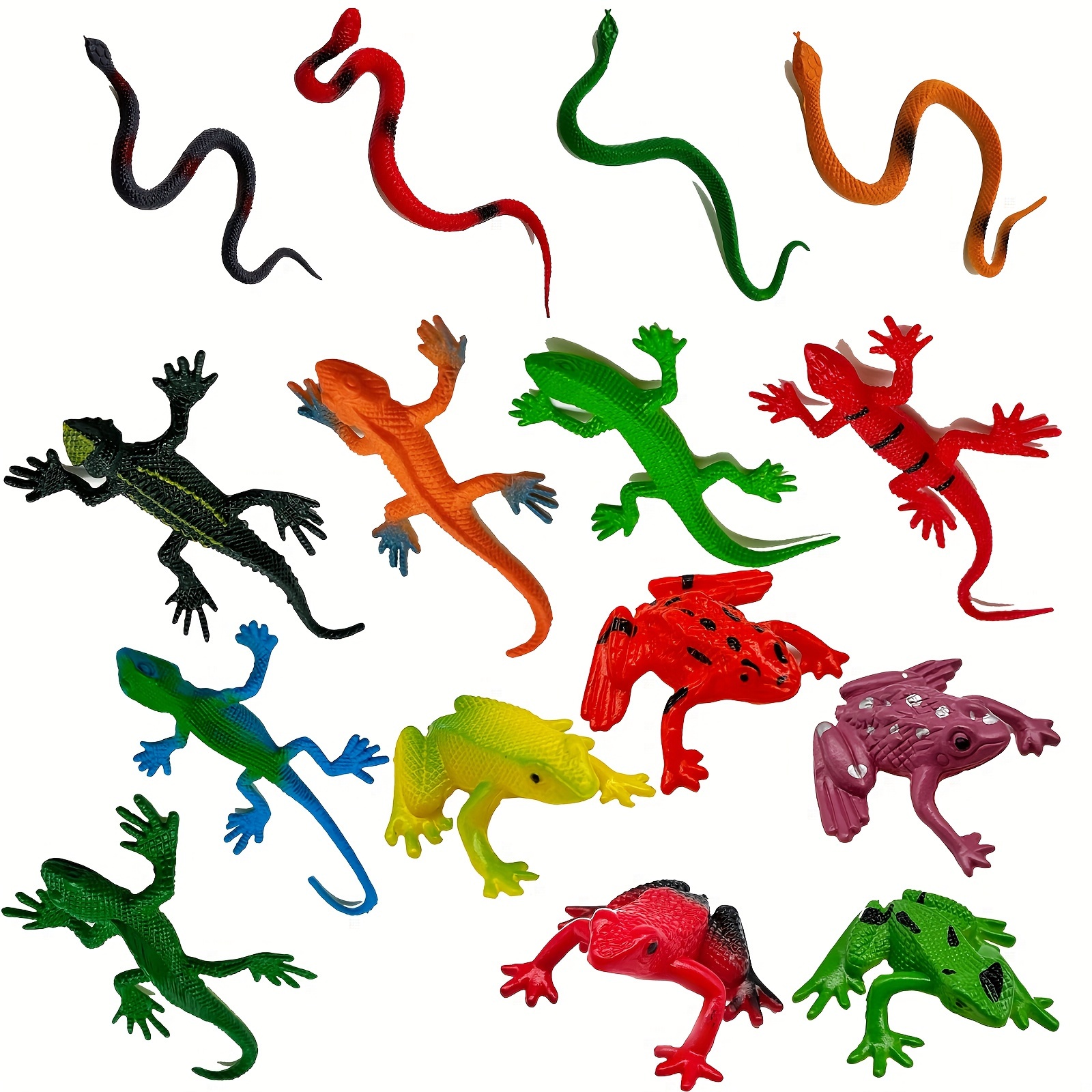 Rubber lizards clearance and frogs