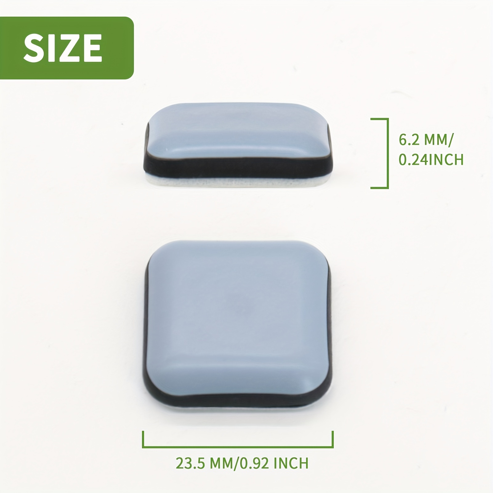 20Pcs Chair Table Leg Feet Pads Sliders Kitchen Appliance Sliders Self  Adhesive