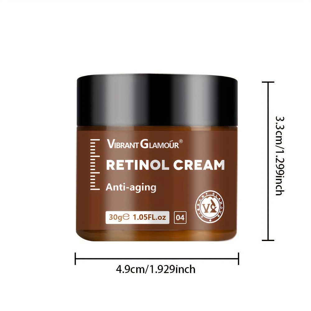 Crème au rétinol 30g avec arbutine, vitamine C, rend la peau lisse et brillante, restaure léclat de  , hydrate et raffermit la peau, augmente lélasticité de la peau, maintient la peau humide et translucide, douce et non irritante avec du squalane végétal. 3