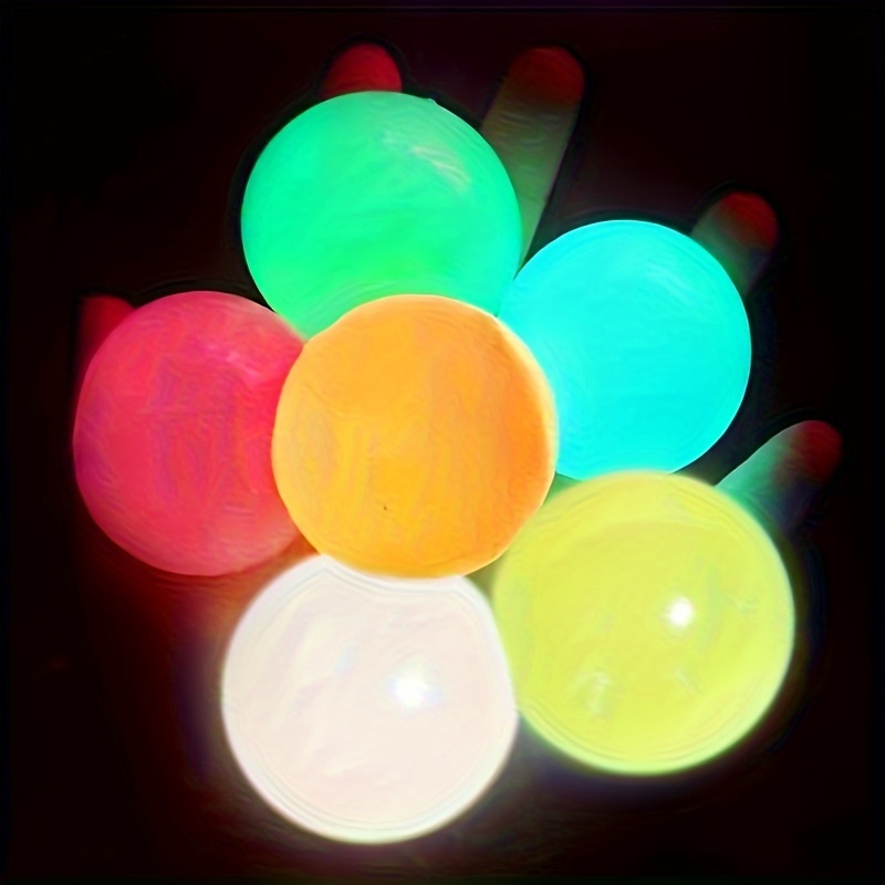 Light Up Flashing Bouncing Balls Balle Lumineuse Enfant Spikey