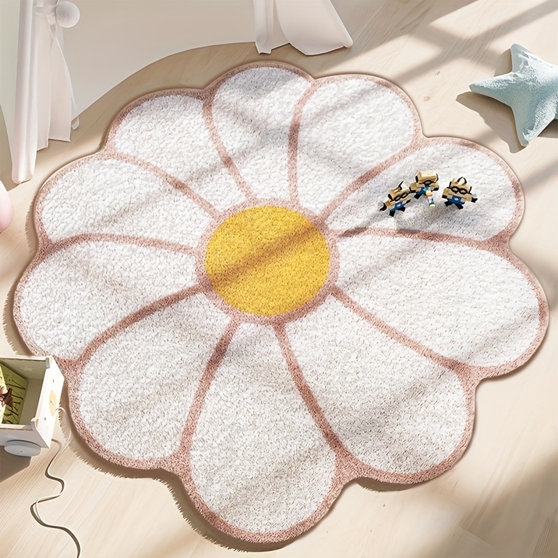 Takashi Murakami Smiley Face Rug - Flower Design, Chair Mat Takashi  Murakami Sunflower Cool Floor Rug Carpet Room Doormat Non-Slip, Soft and  Durable