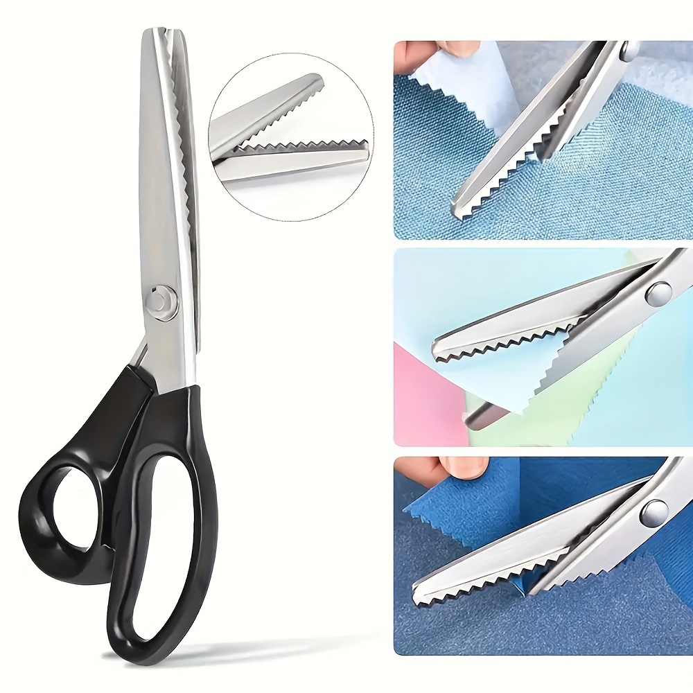 1pc Zig-zag Scissors, Scissors For Wave Lace, Hand Sewing Tools