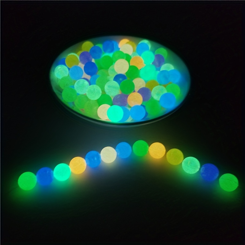 

Glow Beads For Jewelry Making - 6/8/10mm Mixed Styles - Acrylic Spacer Beads For Fishing Bracelets, Necklaces, Keychains, And More - Illuminate Your Creations!